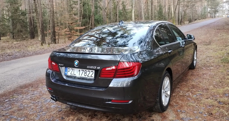 BMW Seria 5 cena 83900 przebieg: 200000, rok produkcji 2016 z Jastrowie małe 631